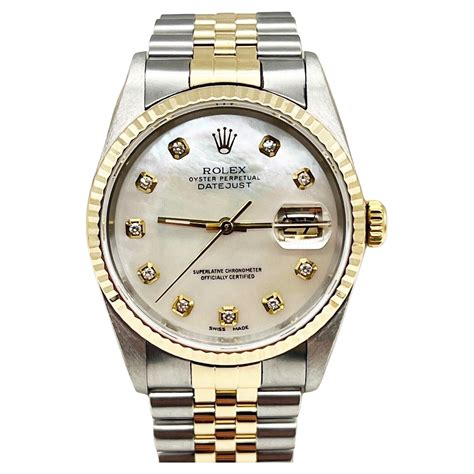 rolex datejust diamond dial 16233|Rolex 16233 price list.